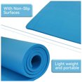 thumbnail image 4 of Fitvids 1/2-Inch Thick High Density Exercise Yoga Mat, Carrying Strap, Blue, 4 of 8