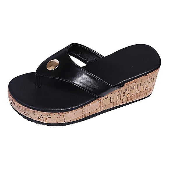 DAFEI Sandals for Women Flip Flops Women's Wedge Sandals Platform Flip Flops Popular Among Girls Bohemian Shoes Beach Sandals