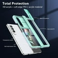 thumbnail image 6 of Compatible with Samsung Z Fold 4 Case with Built-in Screen Protector, Soft TPU Bumper Case for Samsung Galaxy Z Fold 4 Clear Phone Case Shockproof Anti-Scratch Transparent Cases (Mint Gray), 6 of 12
