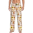thumbnail image 2 of Lsque Gnomes Autumn Harvest Print Men's Pajama Pants, Lounge Pant - Comfortable Home Wear,Elastic Waistband, Stylish Design-XX-Large, 2 of 9