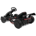 thumbnail image 4 of Audi Sport 24V Big Kids Drifting Ride-On Go Kart (Black), 4 of 12