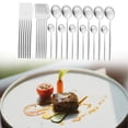 thumbnail image 4 of Juego de cubiertos de cocina portátil, cubiertos de acero inoxidable , utensilios de , decoración para restaurante en Sunnimix cuchara de acero inoxidable, 4 of 7