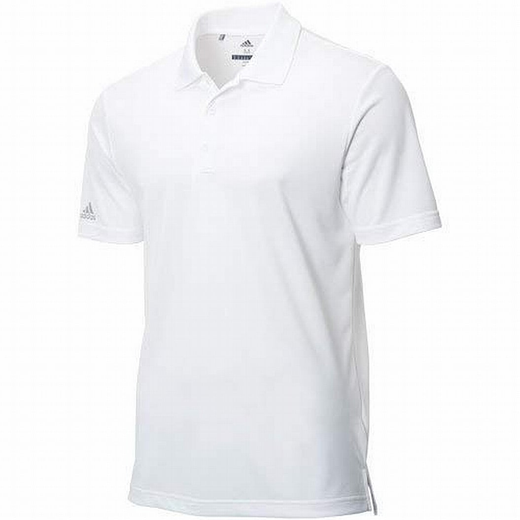 adidas Golf Performance Polo White 1 - Walmart.com