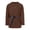 Brown, variant on Men's Loose Casual Long-Sleeve Shirt Vintage Leather Lace-Up Notch Neck Roll Cuffs for Castle Sightseeing Day Trips Blue XL