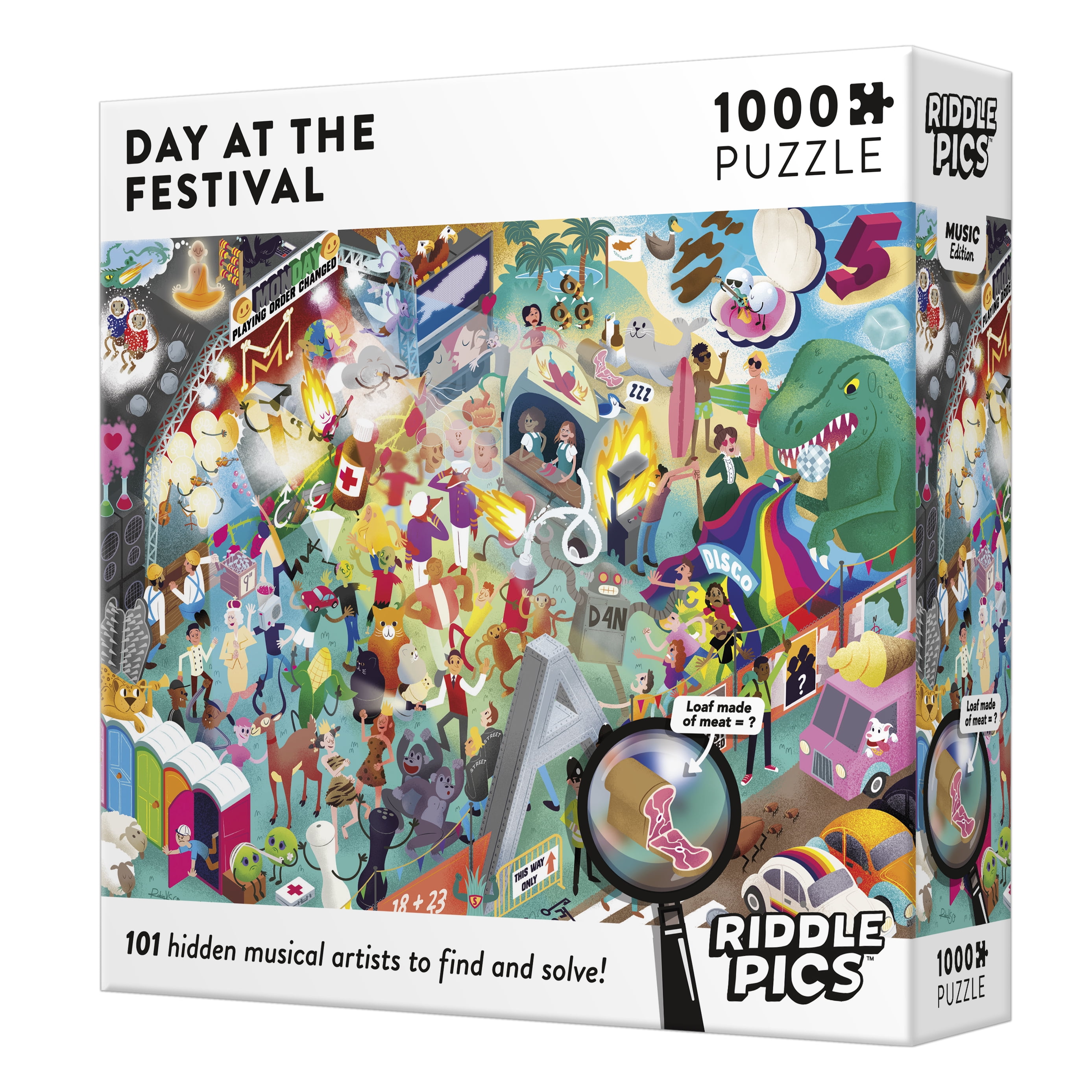 Big Potato Riddle Pics 1000 Piece Day at the Festival Interlocking Jigsaw Puzzle