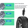 thumbnail image 4 of 30 PCS Tire Repair Rubber Nails, Reliable Screw in Tire Repair Plugs with a Screwdriver, Tire Repair Screws, Self-Service Tire Plugs Screw for Car,Truck, Motorcycle, 4 of 6