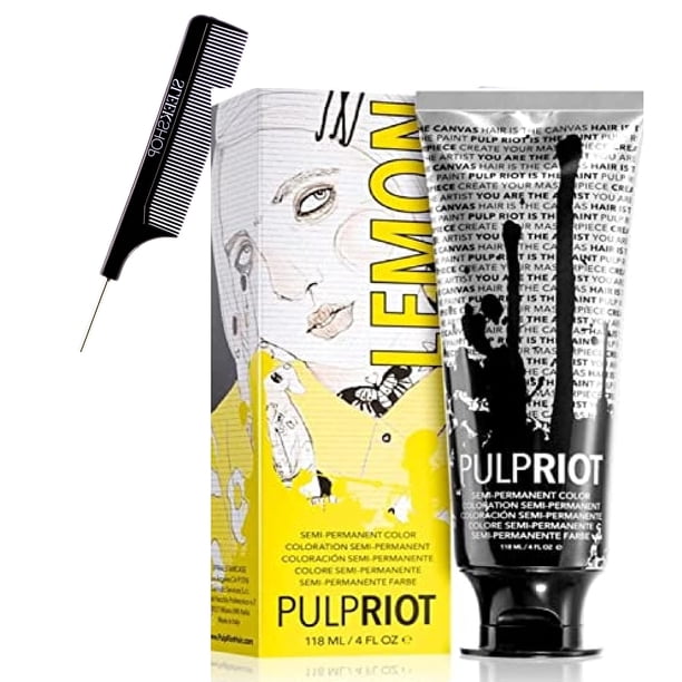 Pulp Riot Peroxide Lemon - Yellow - 4oz , PulpRiot Pulp Riot SEMI-PERMANENT Direct Dye ...