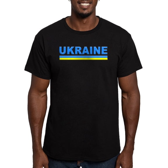 CafePress - Pro Ukraine Pride Ukrainian Flag ??????? T Shirt - Men's Fitted T-Shirt