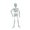B, variant on Glow In The Dark Skeleton Halloween Props Bar Decorations Fluorescent Skeleton Halloween Funny Decorations Light Bar for in The Dark Lights Bulbs for Glow Parties Light Lamp for Room Portable Poles