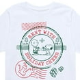 thumbnail image 3 of Peanuts - Christmas - Sent With Holiday Cheer - Toddler & Youth Short Sleeve Graphic T-Shirt, 3 of 5