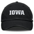 thumbnail image 2 of Men's Nike Charcoal Iowa Hawkeyes Campus Club Adjustable Hat, 2 of 4