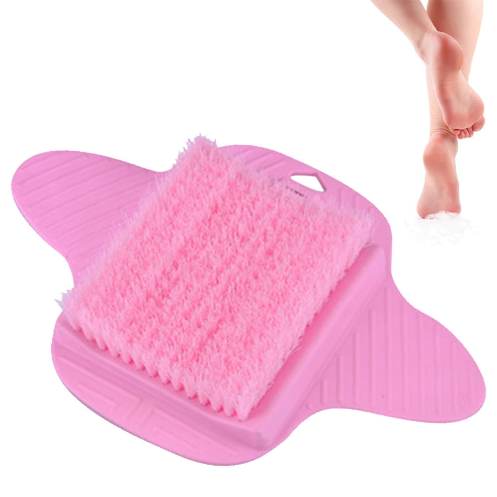 Shower Foot Scrubber With Pumice Stone, Bathtub Foot Scrubber