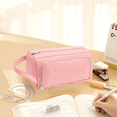 thumbnail image 5 of Estuche para lápices de gran capacidad, estuche para rotuladores, bolsa de almacenamiento con cremallera, bolsa de papelería Adepaton CPB-US-XD149-1, 5 of 5