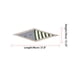 thumbnail image 3 of INSPIRE CHIC Bufanda de Cuello con Pliegues y Rayas en Rombo para Mujeres Verde, 3 of 5