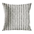 thumbnail image 1 of BOSDECO Black Abstract Herringbone Stripe Creative Distortion Distressed Grain Graphic Pillow Case Pillow Cover 16x16 inch, 1 of 1