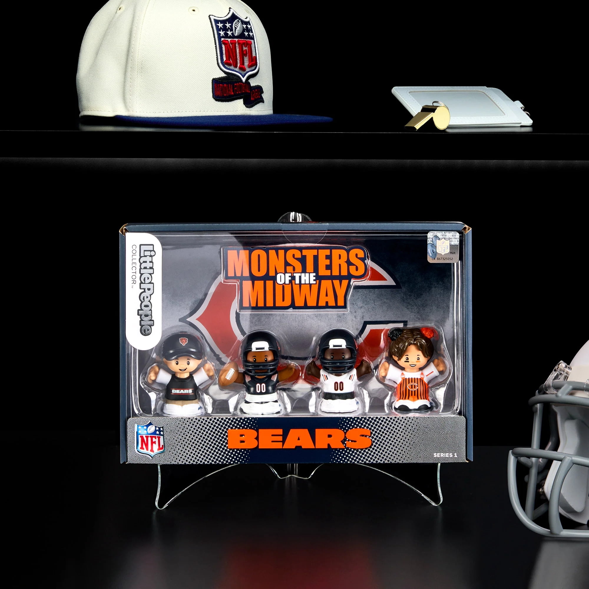 Fisher Price - Little People Collector x NFL Chicago Bears 4-Pack
