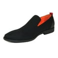 thumbnail image 4 of Men Tayno Dressy Casual Knit Fabric Comfortable Slip on Loafer #ALPHA F Black, 4 of 9