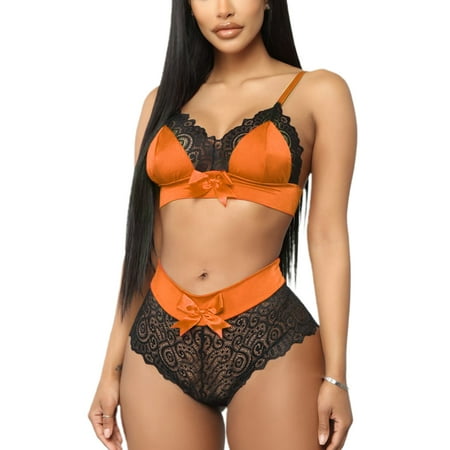 

Women s Sleepwear Set Sexy Lace Shorts Bottom Lingerie 2PCS Pajama Set