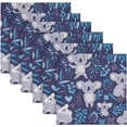 thumbnail image 6 of GZHJMY Cute Koala Cloth Napkins Set of 1, Reusable Washable Oversized Table Napkins for Family Wedding Dinner Party Home Decor, 20 Inch Decorative Washcloths, 6 of 7