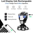 thumbnail image 3 of 7D Head Shaver For Bald Men, Upgrade 5-In-1 Head Electric Razor For Men, Men'S Grooming Kit, Anti-Pinch, Cordless, Floating Cutter Head, Usb Rechargeable Waterproof Rotary Fast Shaver, Wet/Dry Shave, 3 of 9