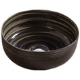 thumbnail image 2 of American Imaginations AI-27983 14.09 in. Round Above Counter Black Swirl Vessel for Wall & Deck Mount Drilling, 2 of 3