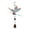 Blue, variant on YAOMOBB Glass Wind Chime Luminous Dragonfly Wind Chime Waterproof Outdoor Garden Decoration with Melodious Tunes