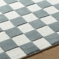 thumbnail image 4 of Hauteloom Timin Wool Living Room, Bedroom Area Rug - Contemporary - Cream, Medium Gray - 2' x 3', 4 of 5