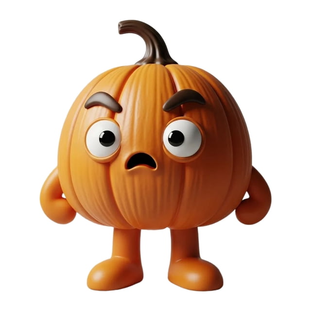 Hearth & Gear Halloween Pumpkin Statue Desktop Resin Pumpkin Statue Desktop Logo Halloween Party Shelf Interior A Ornament Stork Ornament Random Ornament Assortment Wolf Ornament Giraffe Ornament