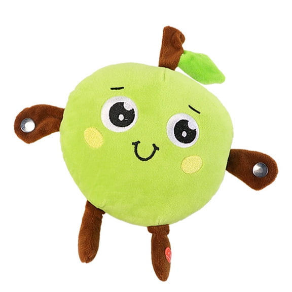 Musical Plush Fruit Sensory Toy With Responsive Touch Technology For Toddler Exploration And Creative Play