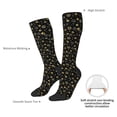 thumbnail image 4 of Yiaed Gold Dog Paw Print Great elasticity Adult Stockings Sports socks for Men and Women, 4 of 6
