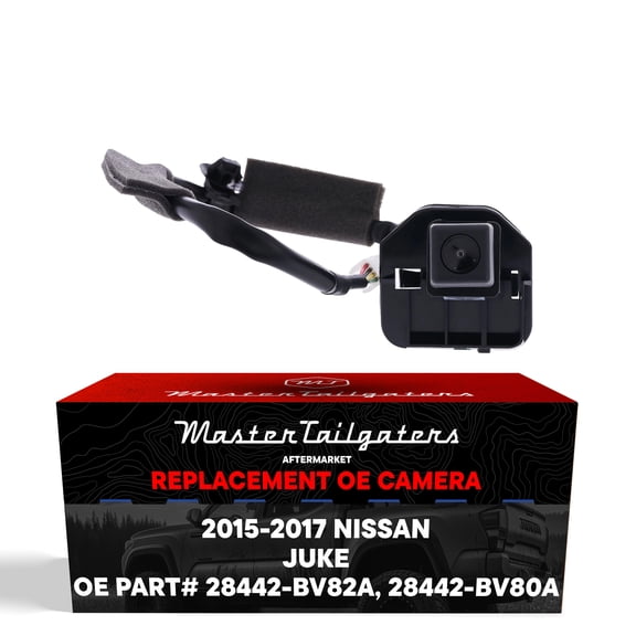 Master Tailgaters Replacement Nissan Juke w/o AVM (2015-2017) Backup Camera OE Part # 28442-BV80A, 28442-BV82A