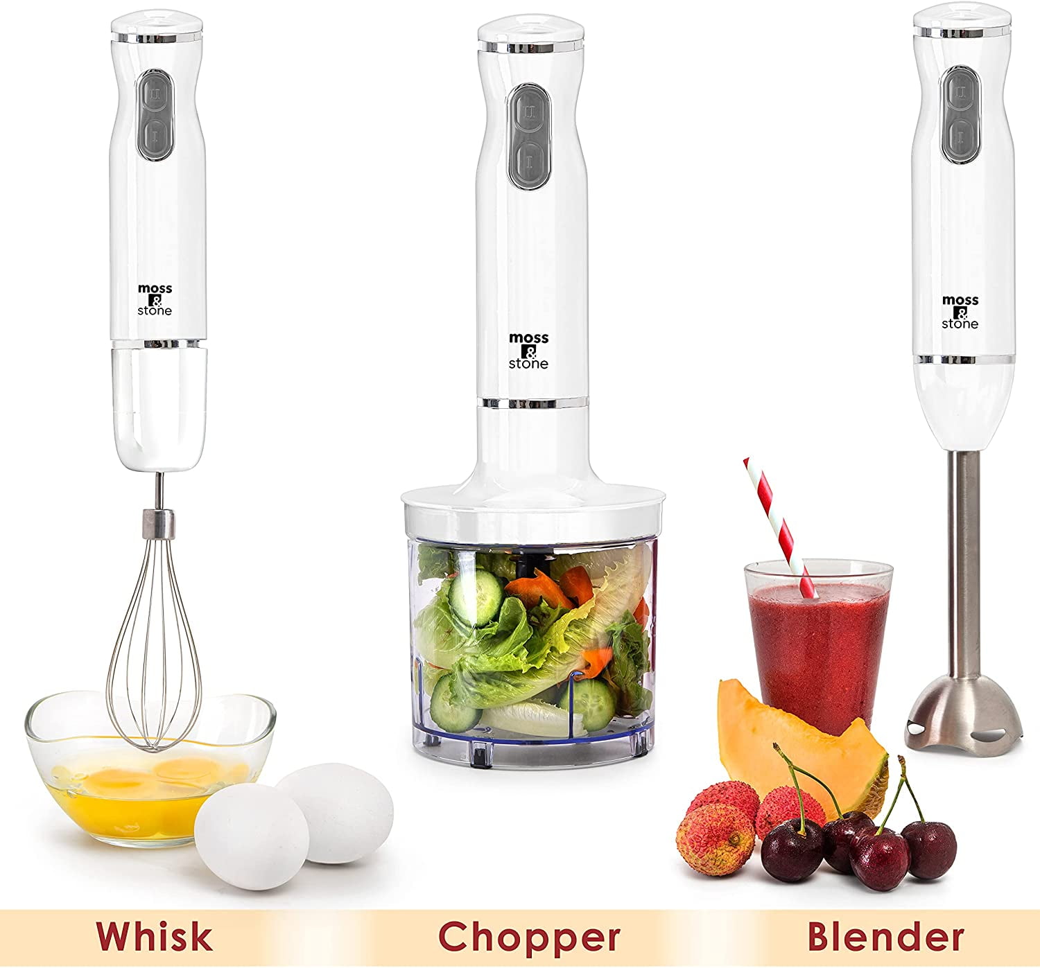 Department Store 1pc Stainless Steel Handheld Electric Blender