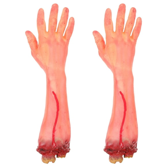 2 uds. Manos rotas horribles brazos simulados manos rotas Prop Halloween manos rotas falsas