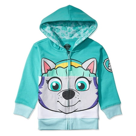

Nickelodeon Toddler Paw Patrol Character Big Face Costume Zip-up Hoodies (4T Everest)