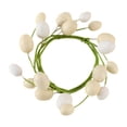 thumbnail image 2 of Guirnalda de huevos de Pascua con forma de anillo para colgar en la pared, hecha a mano, 11,81 pulgadas Estilo a, 2 of 9