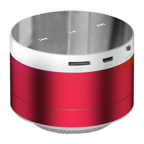 Cateissary Altavoz inalámbrico Sonido estéreo de graves profundos Pantalla de espejo Mini anuncio de voz Audio de coche compatible con Bluetooth con luz Electrónica No.03