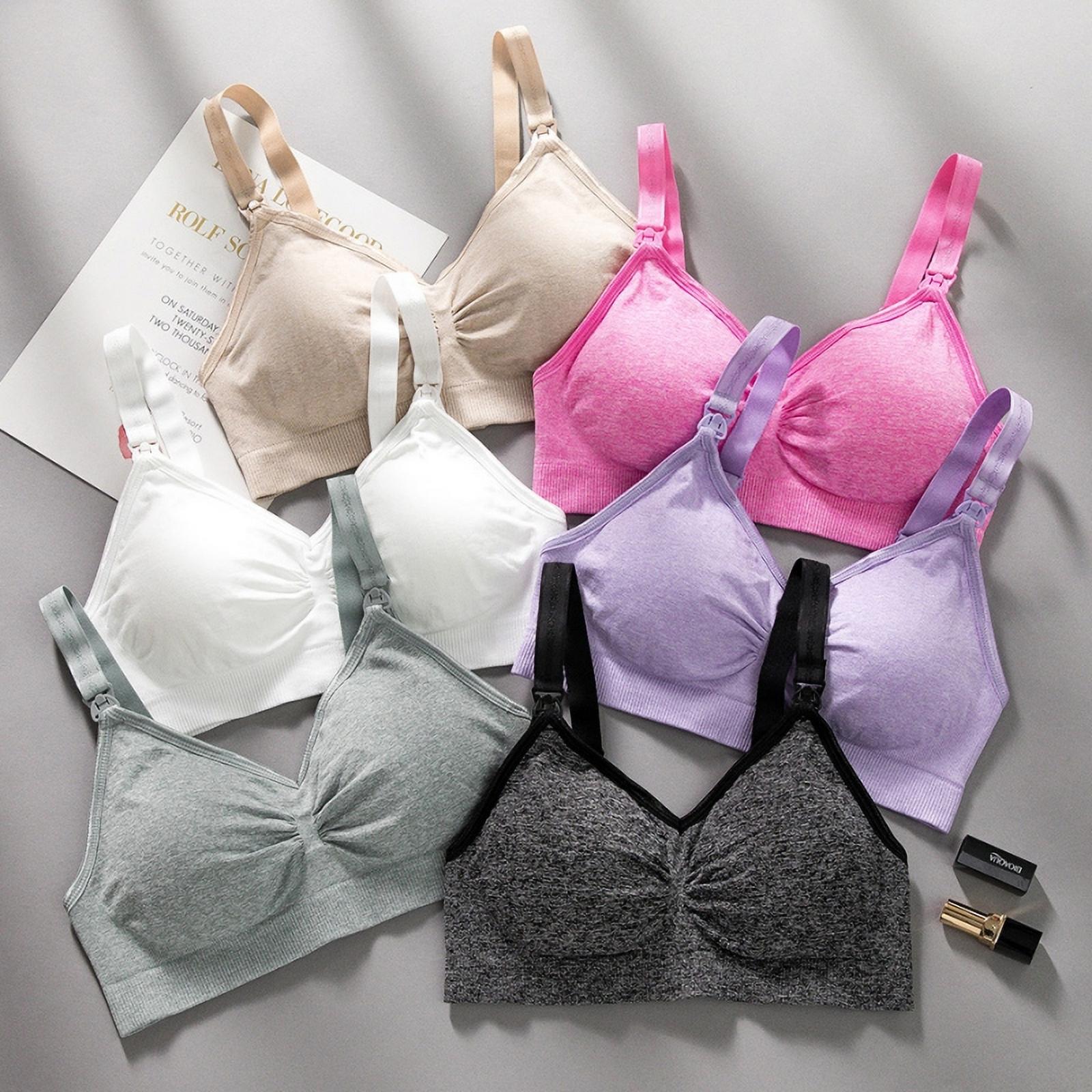 Maternity Nursing Bra Breast Feeding Wire Free Bra Breastfeeding Push Up Pregnant Bra Underwear