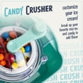 thumbnail image 5 of Nostalgia Electric Ice Cream Maker, 2 qt Ice Cream Machine with Detachable Bucket and Candy Crusher, Aqua, 5 of 7