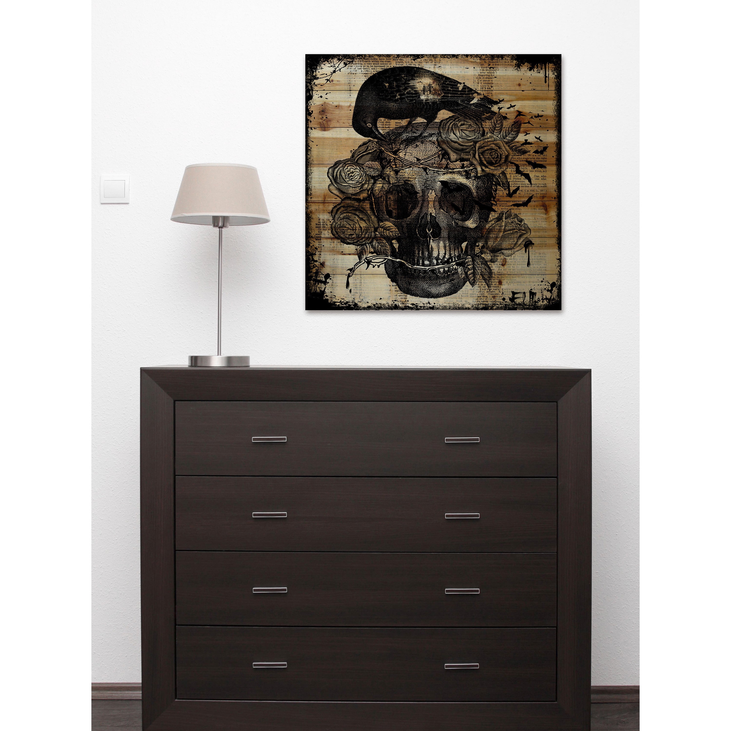 Marmont Hill "To Die For" by Vicki Butler Painting Print on Natural Pine Wood