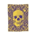 thumbnail image 1 of XMXY Fleece Throw Blanket for Couch, Floral Skeleton Arrow Print Lightweight Plush Fuzzy Cozy Soft Bed Blankets and Throws for Sofa, 40"x30" inches, 1 of 1