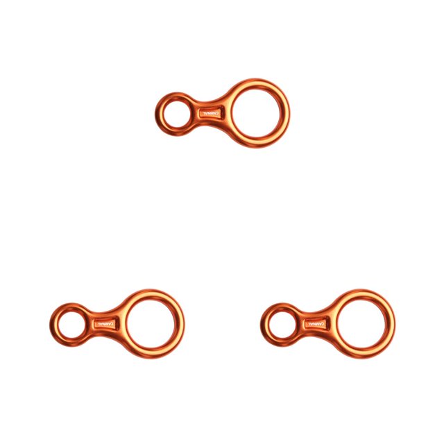 Naiovety Descensor de equipo de escalada, accesorio práctico resistente y seguro, equipo de escalada en roca en forma de 8 para deportes al Type1 NO1