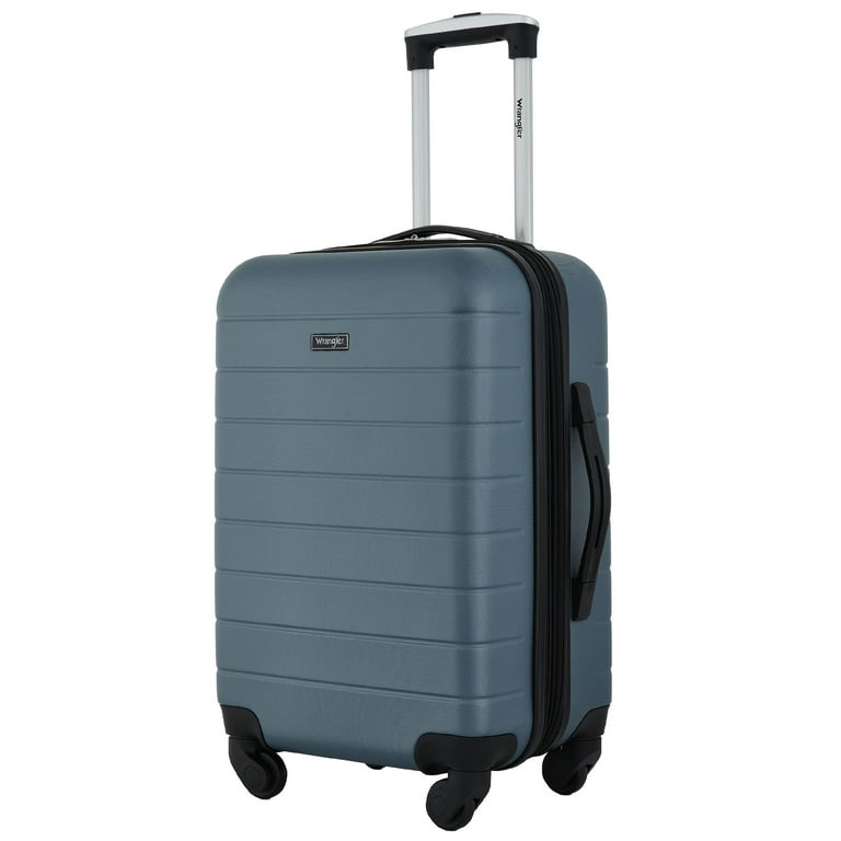 Wrangler 2-Piece Expandable Rolling Hard Side Spinner Carry-on Set
