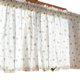 thumbnail image 2 of Cortinas para puerta de cocina o separador de ambientes | Panel semitransparente con estampado de rosas | Cortina de tela para puerta de dormitorio o sala de estar, 2 of 7