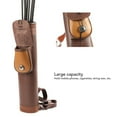 thumbnail image 3 of Holder, Fine Workmanship Bow Quiver Leather  for Outdoor Activities Races, 3 of 7