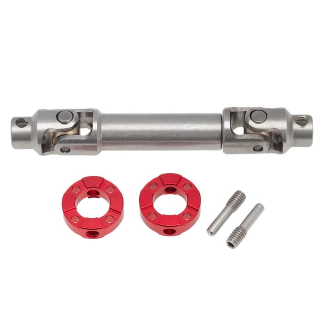 Eje de transmisión de transferencia de brida modelo material acero inoxidable para tractor RC Axial 1/14, oruga , coche de escalada, pie 64-86 mm Hugo eje de transmisión del coche rc