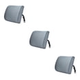 thumbnail image 2 of Transemion Relieve Back Pain Memory Cotton Lumbar Support Pillow Wide Application darkgray 33x32x10cm 3Set, 2 of 6