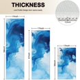 thumbnail image 4 of Blue White Marble Pattern Kitchen Rugs Sets Of 3,Kitchen Runner Rugs Non Skid Washable,Decorative Kitchen Floor Mats for Kitchen,Sink,Laundry,17"x30"+ 17"x47" + 17"x59", 4 of 6