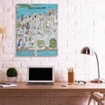 thumbnail image 2 of Stupell Industries Colorful Vancouver Canada Landmark Seaport Cityscape Canvas Wall Art Design by Carla Daly, 36" x 48", 2 of 4