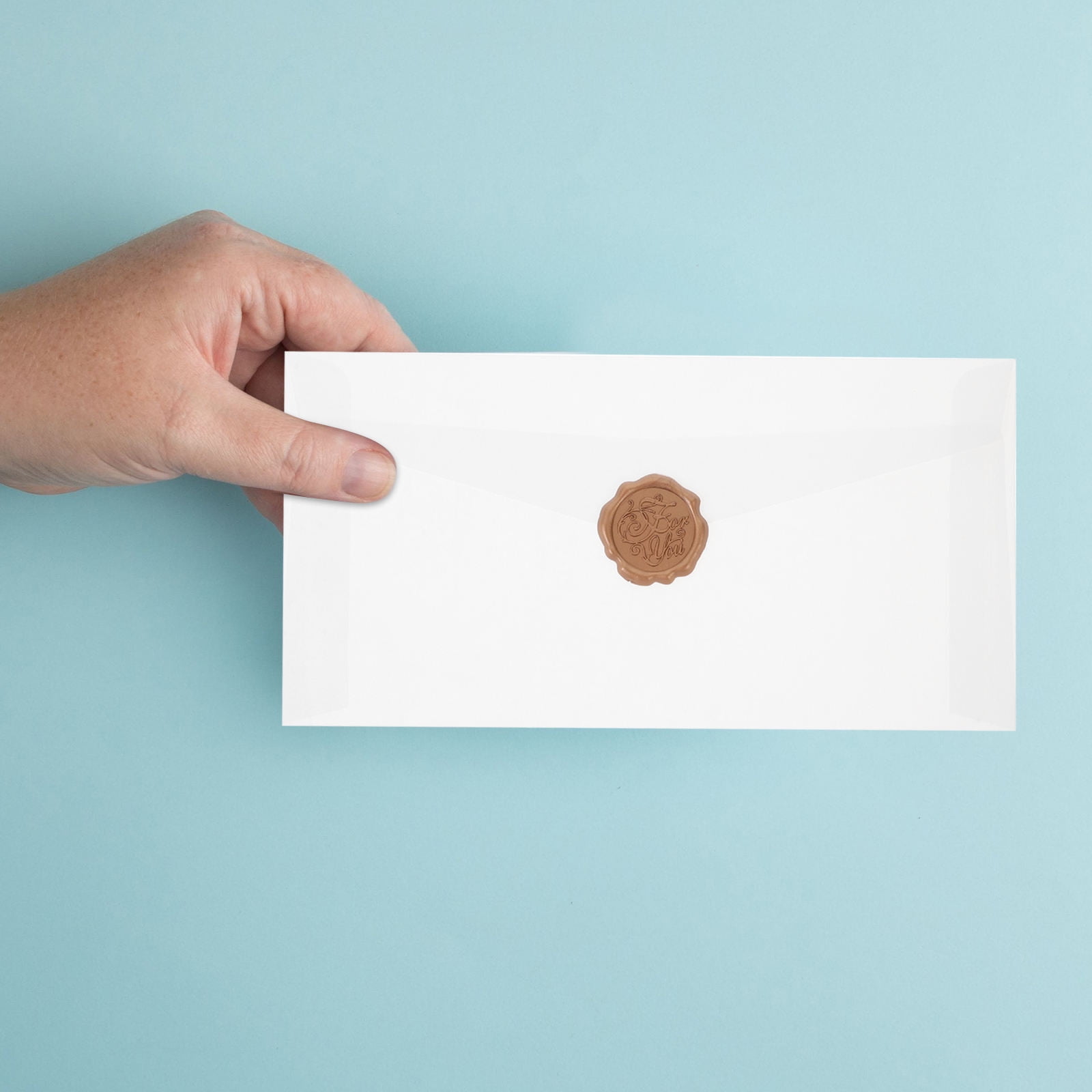 Luxshiny White Paper Envelopes for Cards and Letters 10 Sets - Convenient and Stationery Supplies