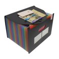 thumbnail image 3 of LLC Dossier Extensible Portable à 24 Poches pour Rangement de Documents (Arc-en-Ciel), 3 of 4
